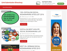 Tablet Screenshot of linksubmissiondirectory.com
